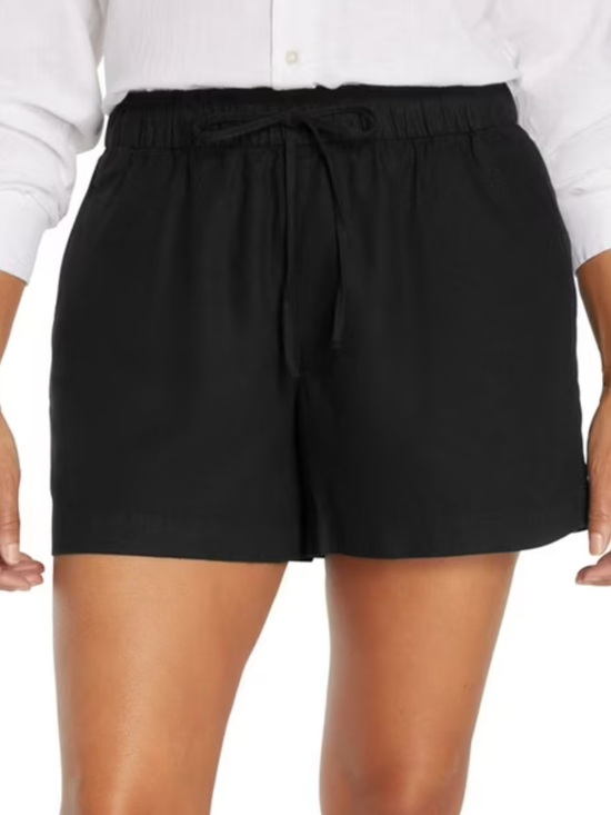 GAP Pants - GAP Black Linen Shorts- Size Large- Black Summer Shorts